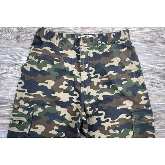 Noiz Camo Cargo Pants Men's 36/31.5 Tactical Streetwear Utility - Picture 3 of 16